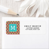 Colorful Geometric Monogram Label (Insitu)