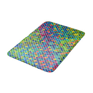 Colorful Geometric Mosaic Pattern 2 Badmat