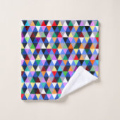 Colorful Geometric Pattern Bad Handdoek (Wasdoekje)