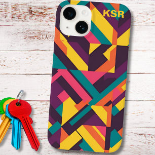 Colorful Geometric Pattern Case-Mate iPhone 14 Hoesje