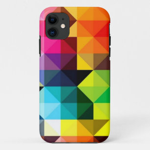 Colorful Geometric Pattern iPhone Case