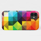 Colorful Geometric Pattern iPhone Case (Achterkant (horizontaal))