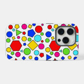 Colorful geometric pattern iPhone hoesje (Achterkant horizontaal)