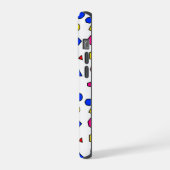 Colorful geometric pattern iPhone hoesje (Linkerkant)