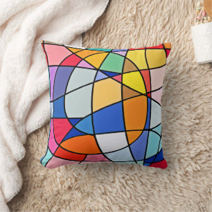Colorful Geometric Pattern Kussen