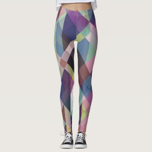 Colorful Geometric Pattern Leggings