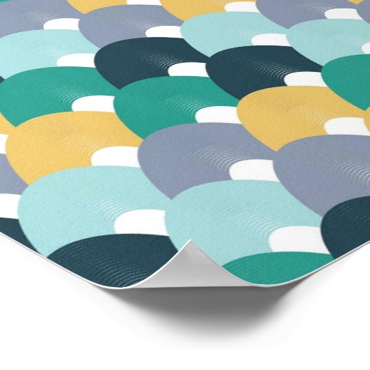 Colorful Geometric Pattern  Poster (Hoek)