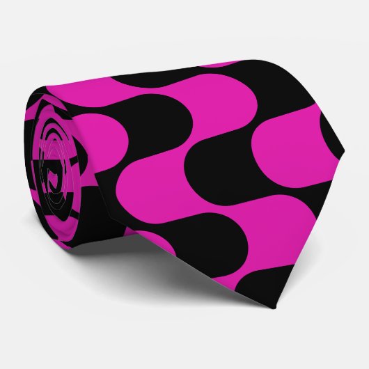 Colorful Geometric Pattern Stropdas (Opgerold)