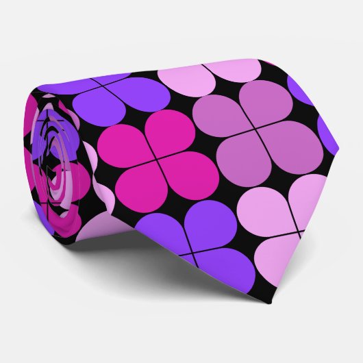 Colorful Geometric Pattern Stropdas (Opgerold)