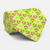 Colorful Geometric Pattern Stropdas (Opgerold)