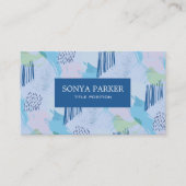 Colorful Geometric Pattern Visitekaartje (Voorkant)