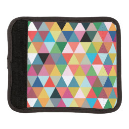 Colorful Geometric Patterned Luggage Handle Wrap Handvat Beschermer