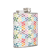 Colorful Geometric Pinrad Heupfles (Rechts)