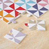 Colorful Geometric Pinrad Legpuzzel (Zijkant)