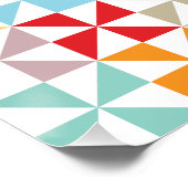Colorful Geometric Pinrad Perfect Poster (Hoek)
