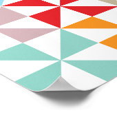 Colorful Geometric Pinrad Poster (Hoek)