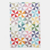 Colorful Geometric Pinrad Theedoek (Verticaal)