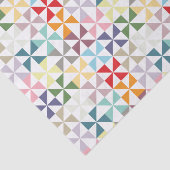 Colorful Geometric Pinrad Tissuepapier (Detail)