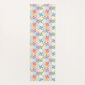 Colorful Geometric Pinwheels Yogamat (Achterkant)
