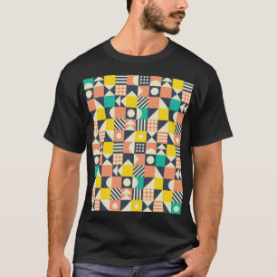 Colorful Geometric Seamless Patroon T-shirt