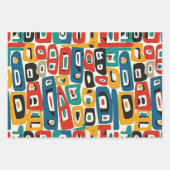 Colorful Geometric Shaptern Inpakpapier Vel (Voorkant 2)