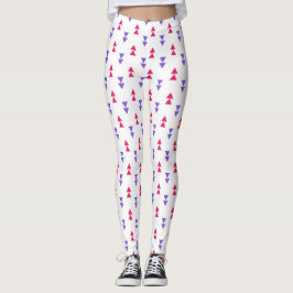 Colorful Geometric Triangle Patroon Leggings