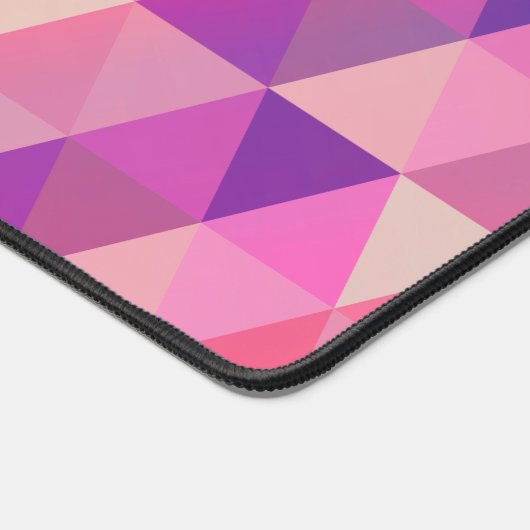 Colorful Geometric Triangles Patroon Bureaumat (Hoek)