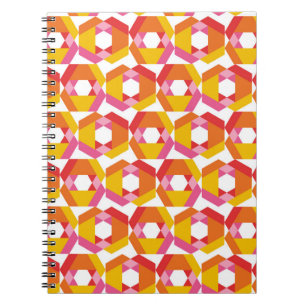 Colorful Geometry minimalistisch kunstwerk naadloz Notitieboek