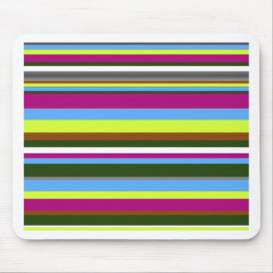 Colorful Gepersonaliseerd Designer Stripe Muismat