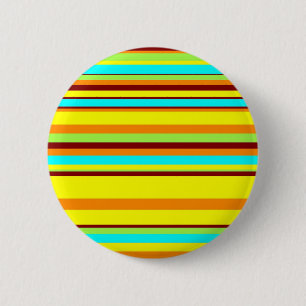 Colorful Gepersonaliseerd Designer Stripe Patroon Ronde Button 5,7 Cm