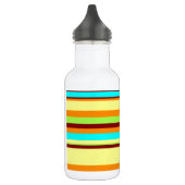 Colorful Gepersonaliseerd Designer Stripe Patroon Waterfles (Links)