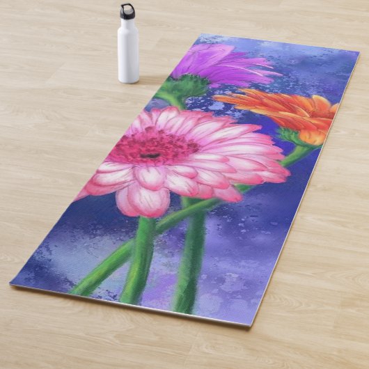 Colorful Gerberas Yoga Mat (In situ)