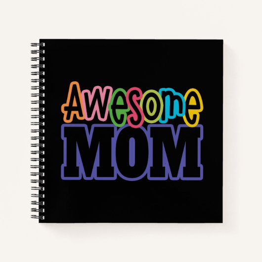 Colorful Geweldige mama Moederdag | Laptop Notitieboek (Voorkant)