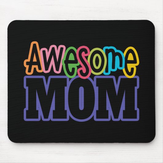 Colorful Geweldige mama Moederdag | Mousepad Muismat (Voorkant)