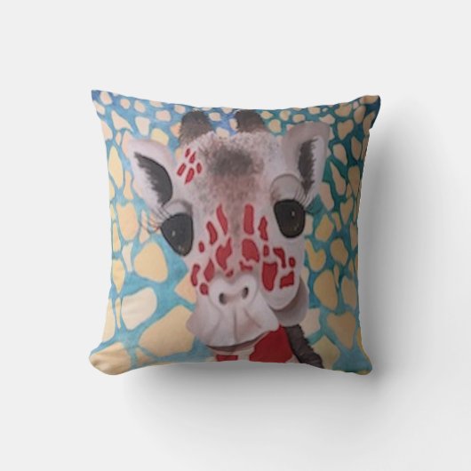 Colorful Giraffe Design Kussen (Voorkant)