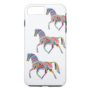 Colorful Girly Fantasy Horse iPhone 8 Plus / 7 Plus Hoesje