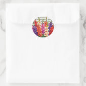 Colorful Gladiolas Envelope Seal Sticker (Tas)