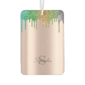 Colorful Glitter Drivers, Monogram Luchtverfrisser (Achterkant)