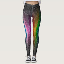 Colorful Glitter Sparkles Leggings