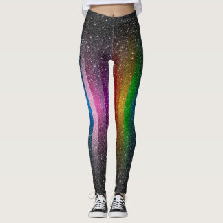 Colorful Glitter Sparkles Leggings