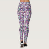 Colorful Glitter Texture Print Leggings (Achterkant)