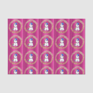Colorful Glitter Unicorn Pink Tissuepapier