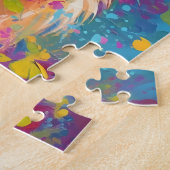 Colorful Golden Retriever Legpuzzel (Zijkant)