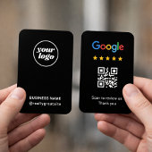 Colorful Google Review QR Code Minimal Business 