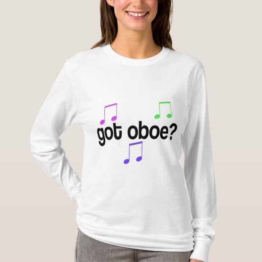 Colorful got Oboe Music T-shirt (Voorkant)