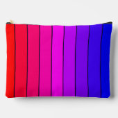 Colorful Gradient Stripes Etui (Voorkant)