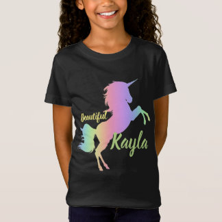 Colorful Gradient Unicorn T-shirt