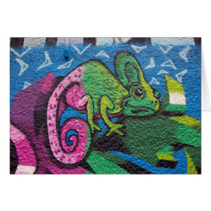 Colorful Graffiti Chameleon