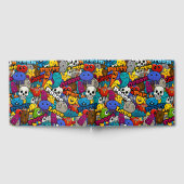 Colorful Graffiti Character Pattern Gastenboek (Volledig)