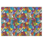Colorful Graffiti Character Pattern Tafelkleed (Voorkant (Horizontaal))